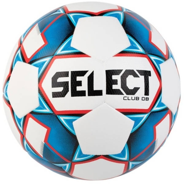 Select Club DB futbola bumba, izmērs 4, krāsa balta-zilā-sarkanā