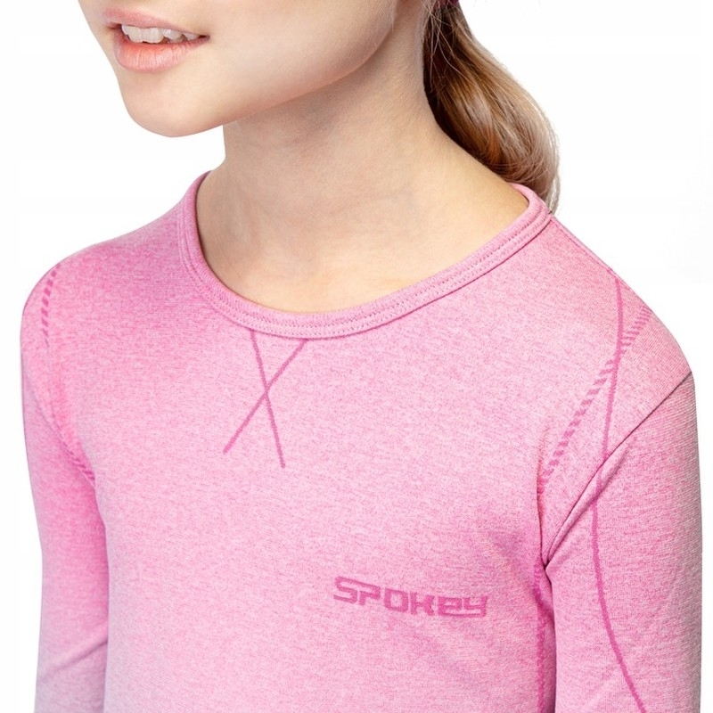Spokey bērnu termoveļa, 928788, izmērs 146/152, pelēka/rozā krāsa