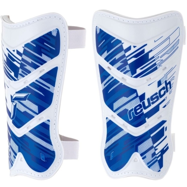 Reusch Shinguard Attakt Lite futbola aizsargs, izmērs L, krāsa balta un zila Reusch Shinguard Attakt Lite futbola aizsargs, izmērs L, krāsa balta un zila