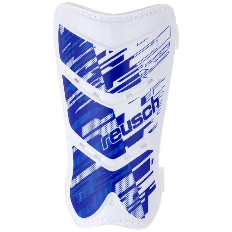 Reusch Shinguard Attakt Lite futbola aizsargs, izmērs L, krāsa balta un zila