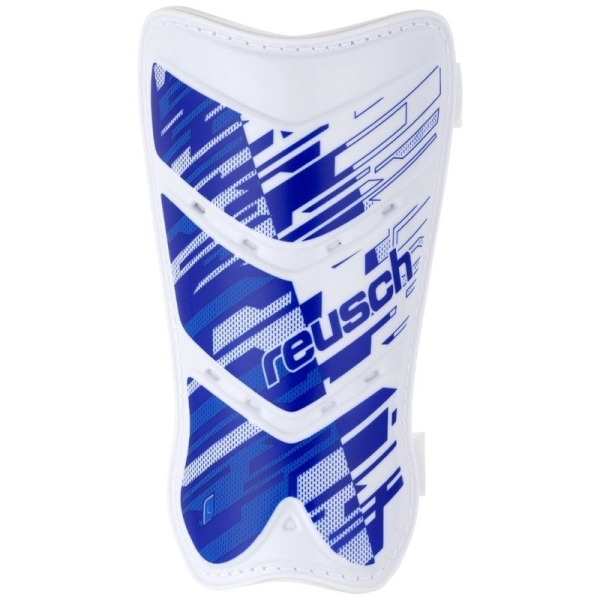 Reusch Shinguard Attakt Lite futbola aizsargs, izmērs L, krāsa balta un zila