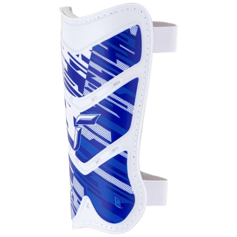 Reusch Shinguard Attakt Lite futbola aizsargs, izmērs L, krāsa balta un zila