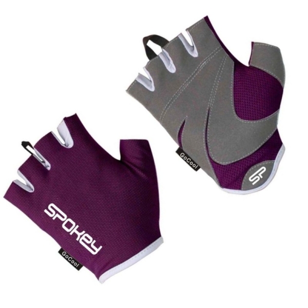 Spokey fitnesa cimdi, Lady Fit, 928971, izmērs M, krāsa violeti pelēka Spokey fitnesa cimdi, Lady Fit, 928971, izmērs M, krāsa violeti pelēka