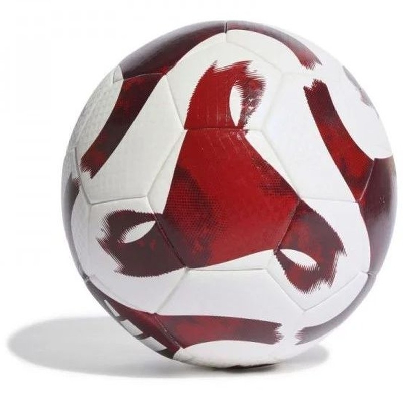 Adidas Tiro League TB futbola bumba, izmērs 5, bordo-balta krāsa