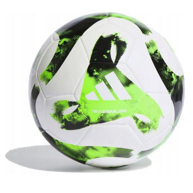 Adidas futbola bumba, Tiro League J350, izmērs 4, krāsa balta un zaļa