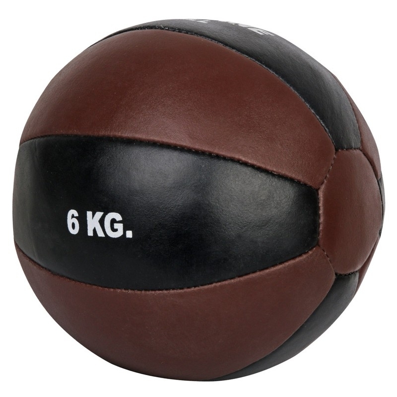 Medicīnas bumba 6 kg, sintētiskā āda