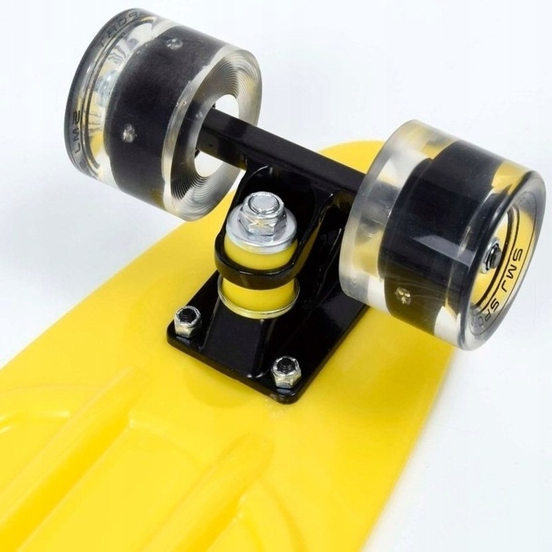SMJ Fiszka skeitbords, Dzeltens sporta BS-2206PL LED