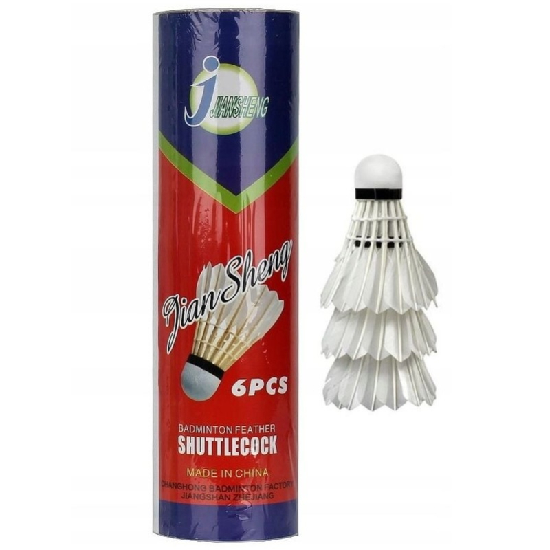 Techman badmintona raķete, EB003, balts spalvas svars