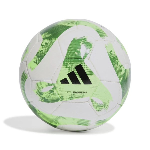 Adidas Tiro League HS futbola bumba, izmērs 5, krāsa balta un zaļa Adidas Tiro League HS futbola bumba, izmērs 5, krāsa balta un zaļa