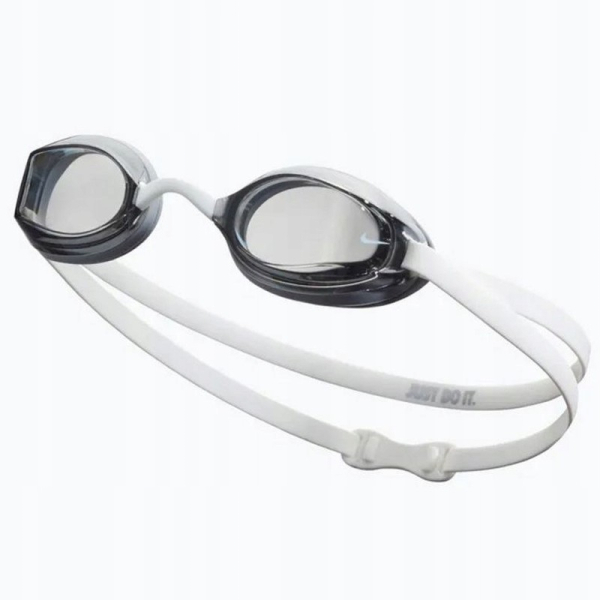 Nike Legacy Google peldbrilles, melnas un baltas