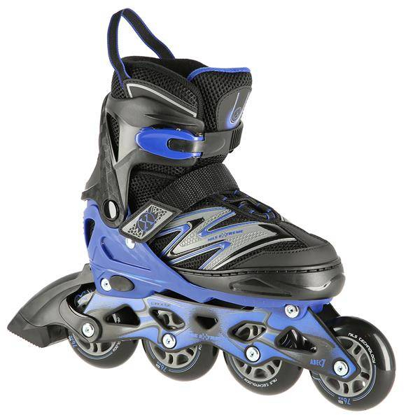 Nils Extreme skrituļslidas, NA11010, melnā/zilā krāsā