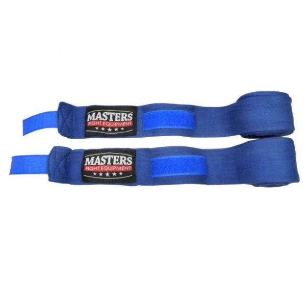 Apsaites, lentes, boksa pārsēji MASTERS - BB-4, zilā krāsā Apsaites, lentes, boksa pārsēji MASTERS - BB-4, zilā krāsā