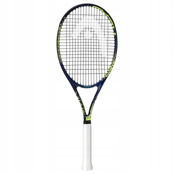 Head MX Spark Elite L2 tenisa raķete, tumši zilā un dzeltenā krāsā Head MX Spark Elite L2 tenisa raķete, tumši zilā un dzeltenā krāsā