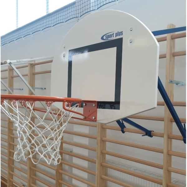 Basketbola komplekts ar MiniStreetBall 90 x 70 cm aizmugurējo bortu, kas piestiprināts pie vingrošanas kāpnēm Basketbola komplekts ar MiniStreetBall 90 x 70 cm aizmugurējo bortu, kas piestiprināts pie vingrošanas kāpnēm