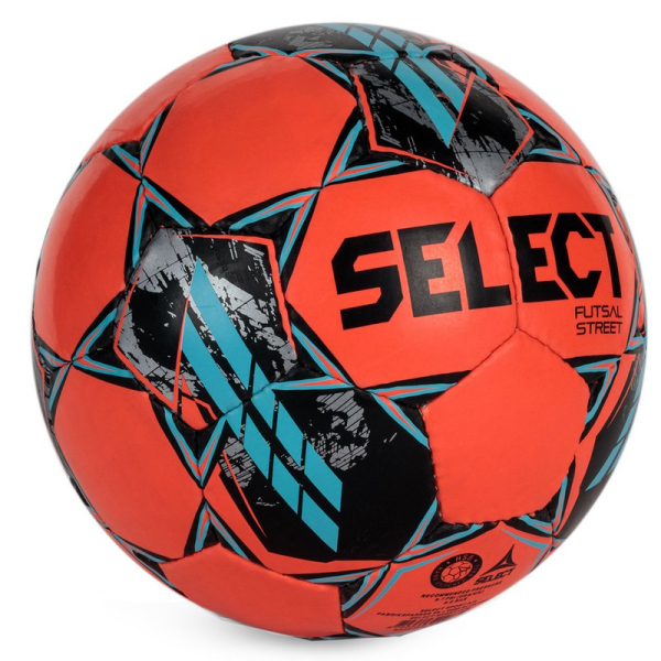 Select Futsal Street iekštelpu futbola bumba, 4 izmērs, sarkana