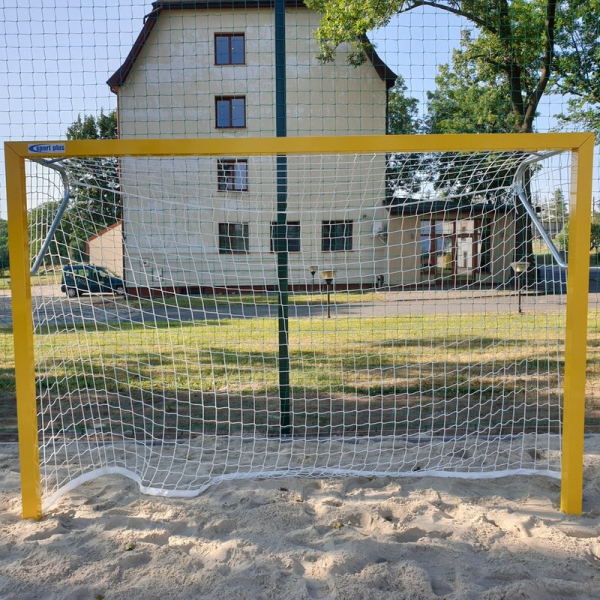 PP4 pludmales handbola tīkli, 3 x 2 m, dziļums 80/80, ar apakšējās malas atsvariem
