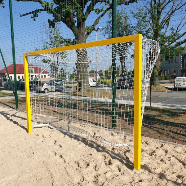 PP4 pludmales handbola tīkli, 3 x 2 m, dziļums 80/80, ar apakšējās malas atsvariem
