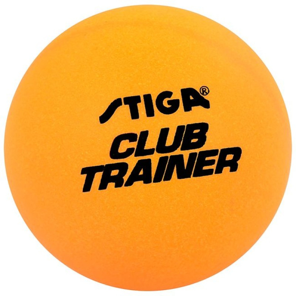 Stiga Club Trainer galda tenisa bumbiņa, oranža krāsa
