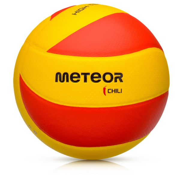 Meteor Chili volejbola bumba, 5. izmērs, sarkanā un dzeltenā krāsā Meteor Chili volejbola bumba, 5. izmērs, sarkanā un dzeltenā krāsā