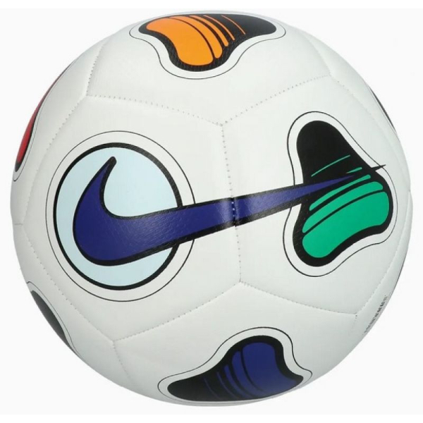 Nike Futsal Maestro telpu futbola bumba, izmērs 4, krāsa balta-zaļa-zilā-zilā-dzeltena-sarkana Nike Futsal Maestro telpu futbola bumba, izmērs 4, krāsa balta-zaļa-zilā-zilā-dzeltena-sarkana