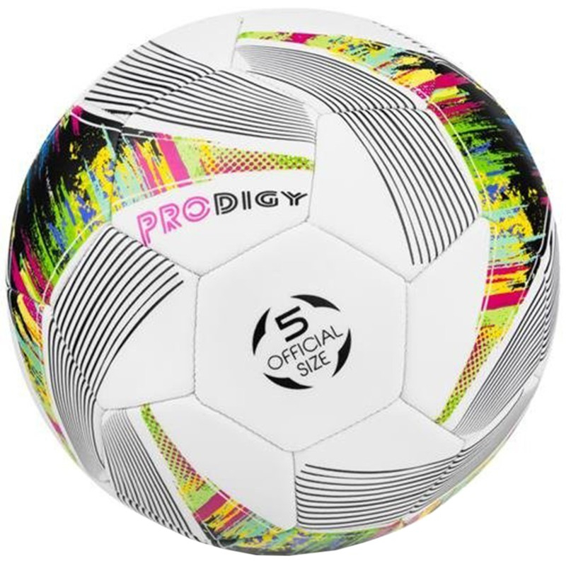 Spokey WT Prodigy futbola bumba, 5. izmērs, balta