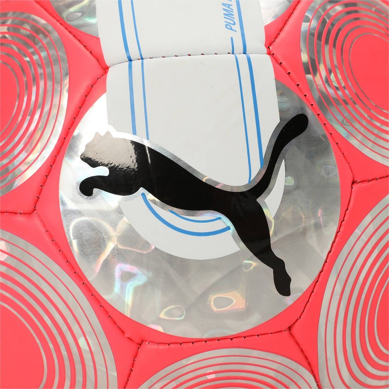 Puma Cage futbola bumba, 5. izmērs, rozā un sudraba krāsa