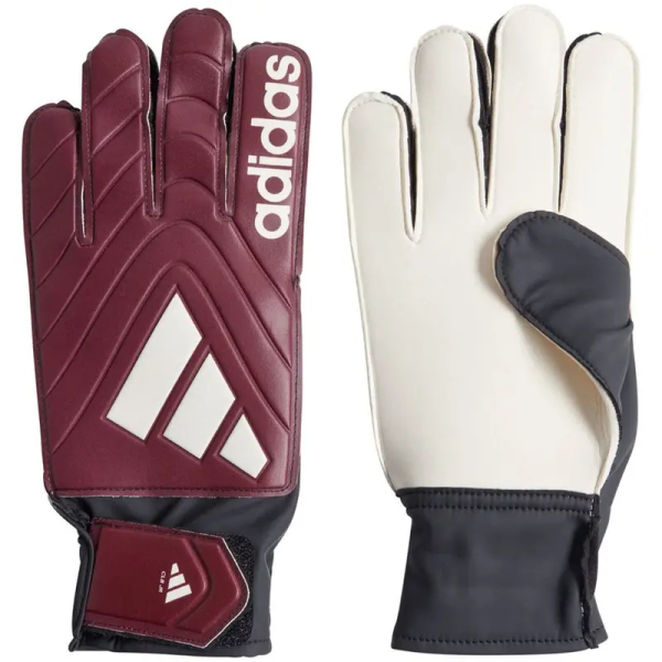 adidas Copa Club Junior vārtsargu cimdi bordo krāsā adidas Copa Club Junior vārtsargu cimdi bordo krāsā