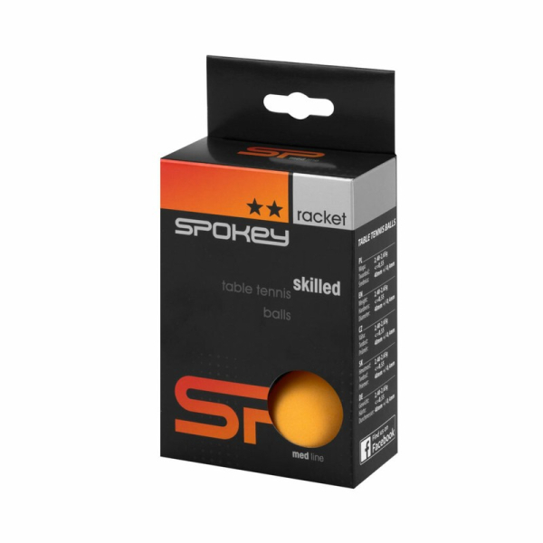 Spokey galda tenisa bumbiņa Skilled 2 * oranža