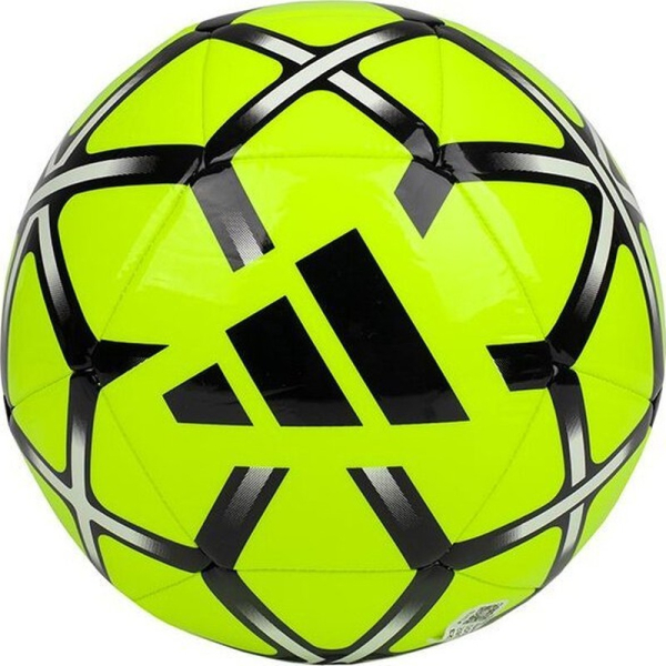 Adidas Starlancer Club futbola bumba, 5 izmērs, dzeltena krāsa Adidas Starlancer Club futbola bumba, 5 izmērs, dzeltena krāsa