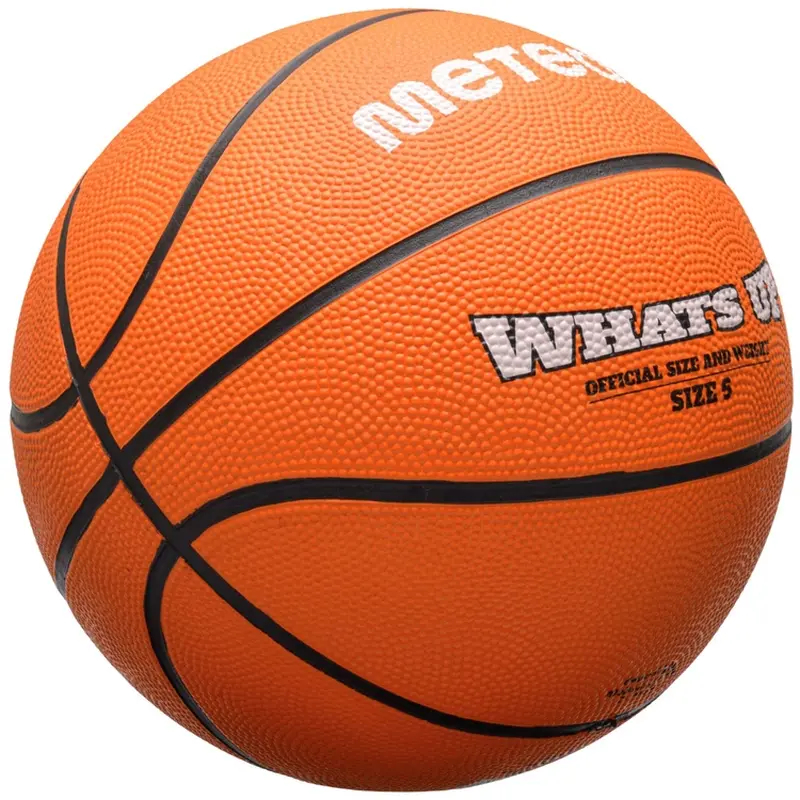 Meteor Whats Up basketbola bumba, 5. izmērs, oranža krāsa
