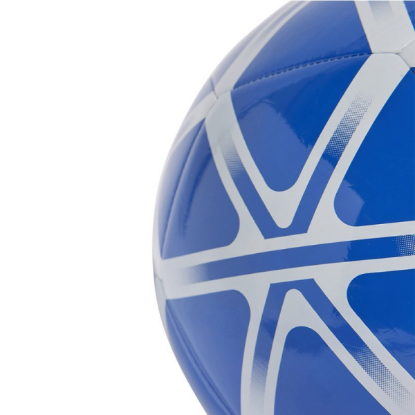 Adidas Starlancer Club futbola bumba, 5. izmērs, baltā un zilā krāsā