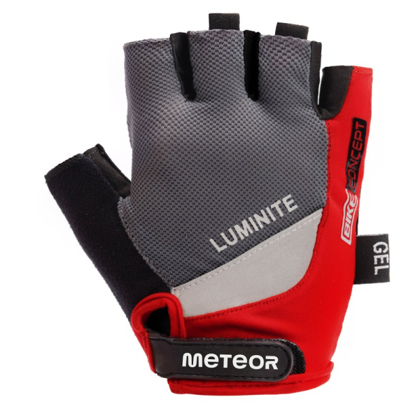 Meteor Gel GX33 velo cimdi sarkani Meteor Gel GX33 velo cimdi sarkani