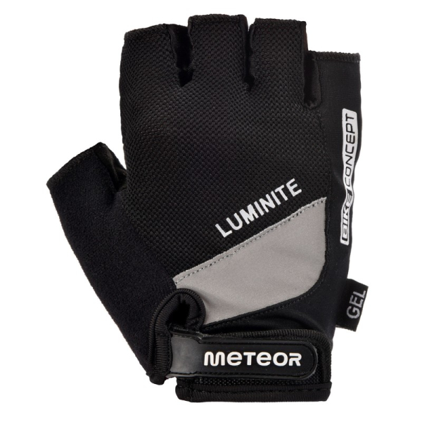 Meteor Gel GX32 velo cimdi melni Meteor Gel GX32 velo cimdi melni