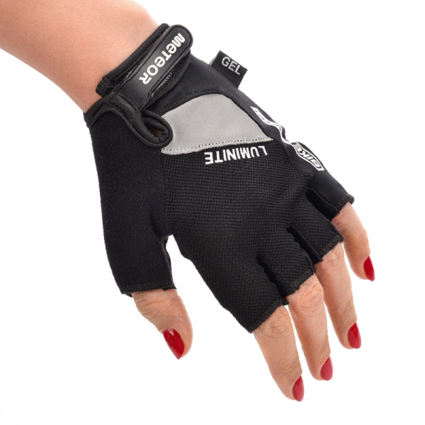 Meteor Gel GX32 velo cimdi melni