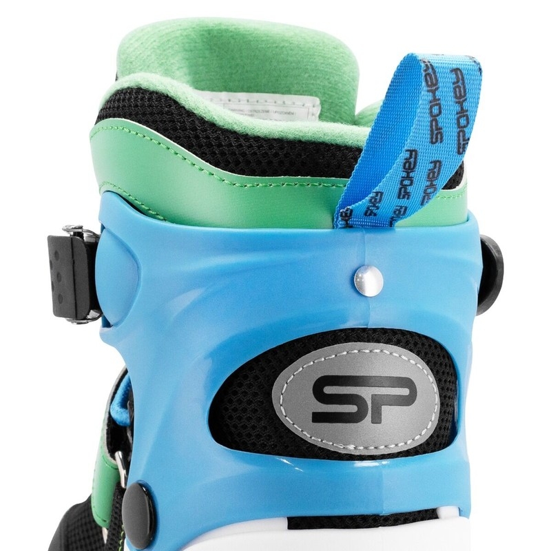 Spokey skrituļslidas, 4 in 1, Quattro 942276, zaļa krāsa