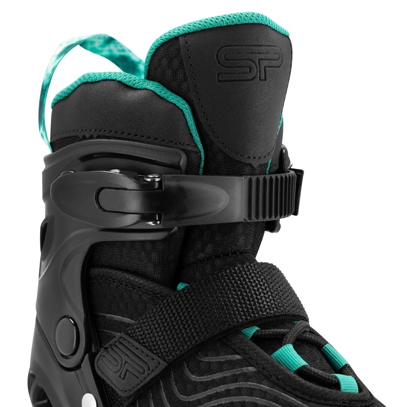 Spokey skrituļslidas, 4 in 1, Quattro 943453, izmērs 35-38, tirkīza krāsa