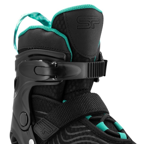 Spokey skrituļslidas, 4 in 1, Quattro 943453, izmērs 35-38, tirkīza krāsa