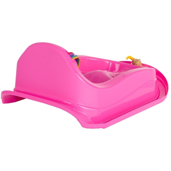Mini plastmasas ragaviņas, rozā krāsā