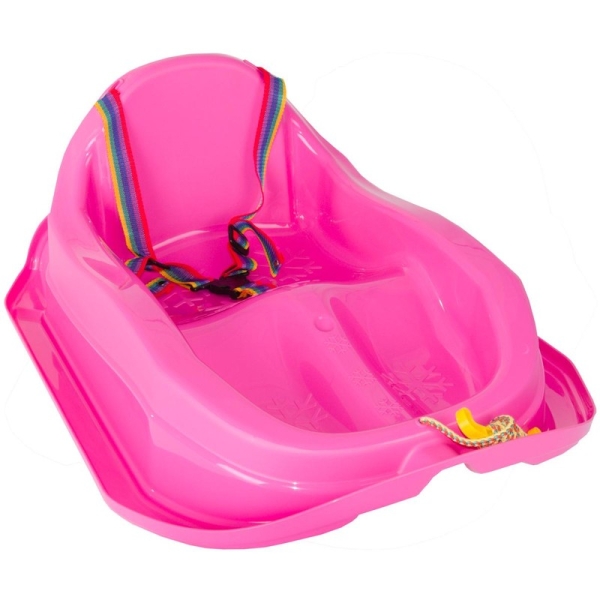 Mini plastmasas ragaviņas, rozā krāsā