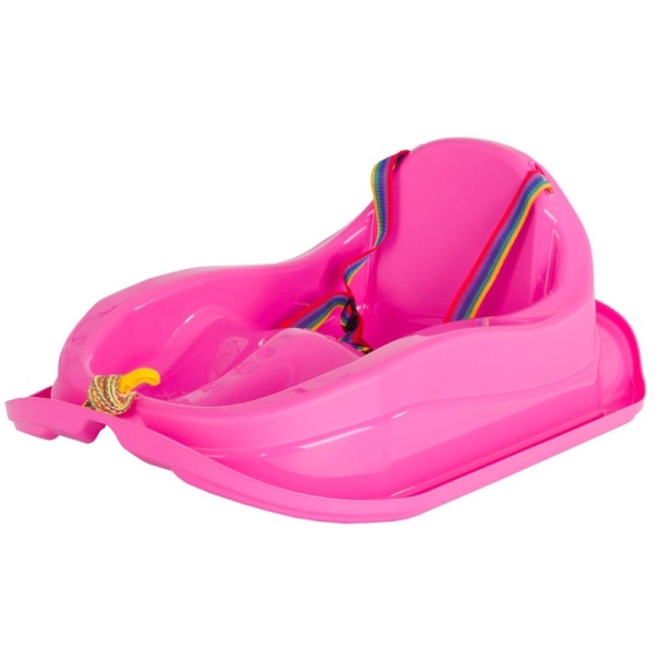 Mini plastmasas ragaviņas, rozā krāsā