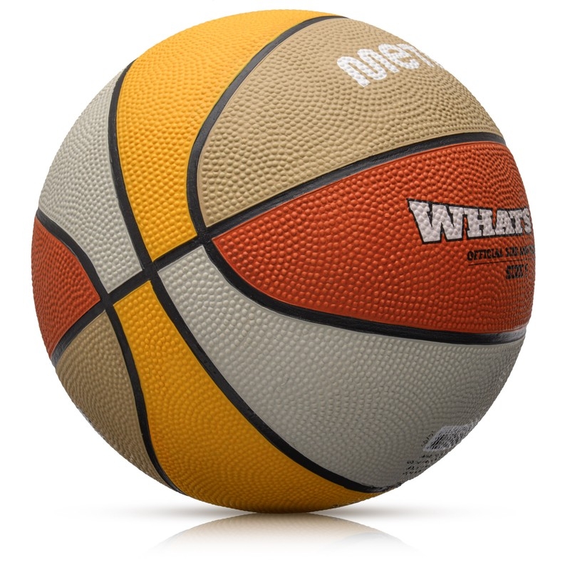 Meteor Whats Up basketbola bumba, oranžā un bēšā krāsā