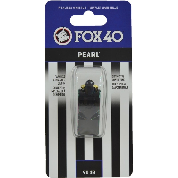Fox 40 Pearl svilpe, melna krāsa Fox 40 Pearl svilpe, melna krāsa