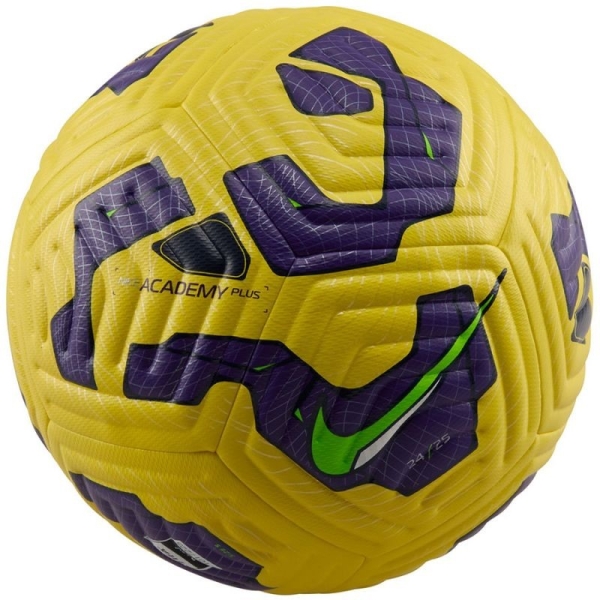 Nike Pitch futbola bumba, 5. izmērs, dzeltenā un violetā krāsā