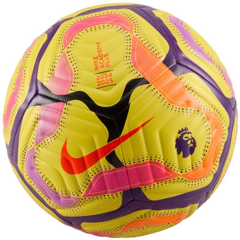 Nike Academy Plus Fifa Basic futbola bumba, 5. izmērs, dzelteni violeti melna krāsa