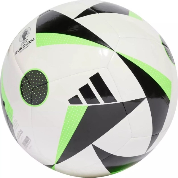 Adidas Euro24 futbola bumba, izmērs 4, krāsa balta-zaļa-melna Adidas Euro24 futbola bumba, izmērs 4, krāsa balta-zaļa-melna