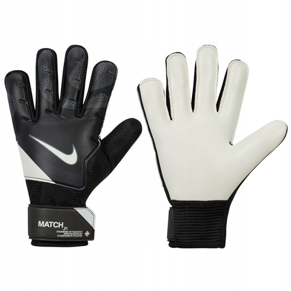 Nike GK Match vārtsargu cimdi, melni/pelēki/balti