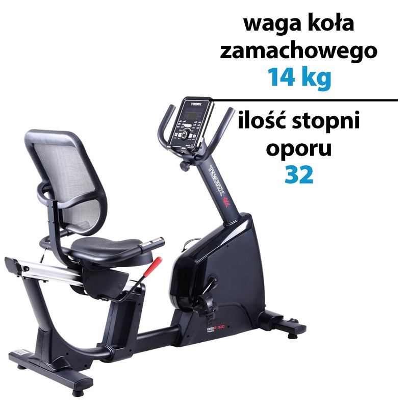 TOORX BRX-R300 magnētiskais atpūtas velosipēds