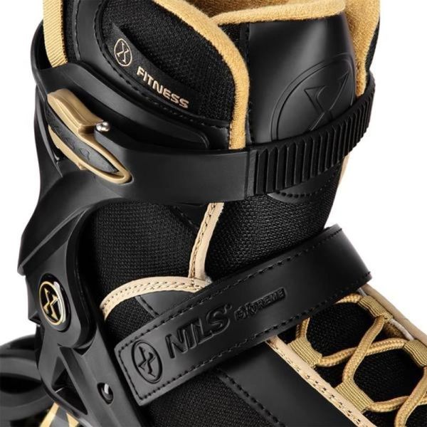 A-l skrituļslidas, Nils Extreme Armour, NA22151, melna/zelta krāsa