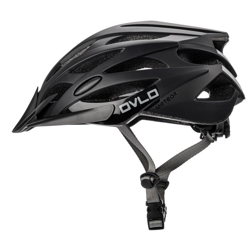Meteor Ovlo velosipēdu ķivere melna