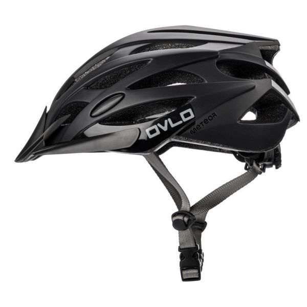 Meteor Ovlo velosipēdu ķivere melna